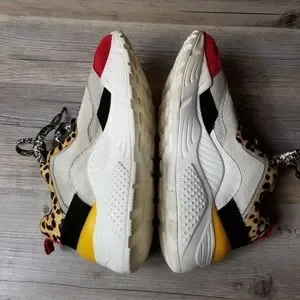 Steve Madden Antonia Calf Hair Leopard Print Sneakers